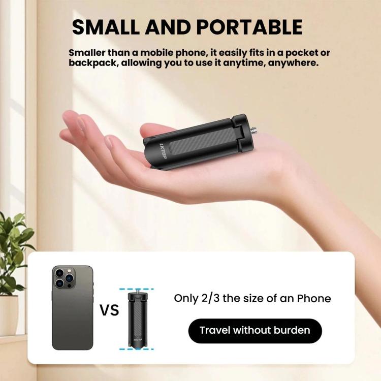 LKTOP Mini Desktop Tripod With 1/4-Inch Thread For Action Cameras And Smartphones