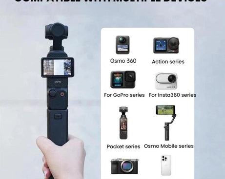 LKTOP Mini Desktop Tripod With 1/4-Inch Thread For Action Cameras And Smartphones