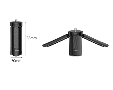 LKTOP Mini Desktop Tripod With 1/4-Inch Thread For Action Cameras And Smartphones