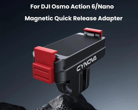 For DJI Osmo Action 6/Nano CYNOVA Magnetic Quick Release Mount Adapter