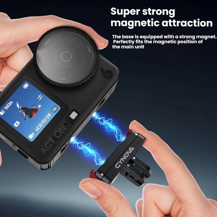 For DJI Osmo Action 6/Nano CYNOVA Magnetic Quick Release Mount Adapter