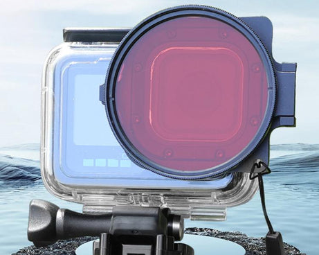 For GoPro HERO13/12/11/10/9/8 Black Action Camera, JSR Filter Adapter Ring+Lens Cover, JSR Red Diving Filter With Adapter Ring, JSR Purple Diving Filter With Adapter Ring, JSR Yellow Diving Filter With Adapter Ring, JSR 16X Macro Filter With Adapter Ri...