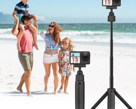 Magnetic Quick-Release Handheld Selfie Stick Tripod for DJI Osmo Action 5 Pro, 4, 3 with 360-Degree Rotation, for DJI Osmo Action 5 Pro, 4, 3