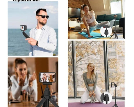 Magnetic Quick-Release Handheld Selfie Stick Tripod for DJI Osmo Action 5 Pro, 4, 3 with 360-Degree Rotation, for DJI Osmo Action 5 Pro, 4, 3