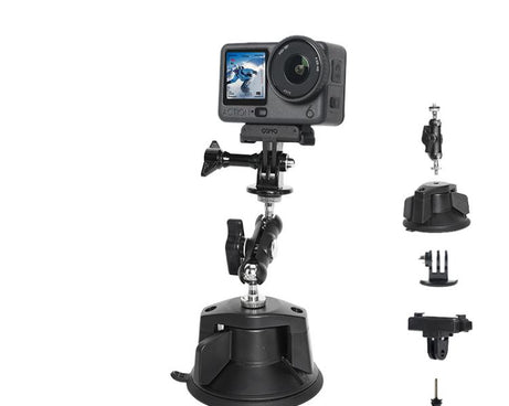 For DJI Osmo Action 6 Suction Cup Mount 360-degree Rotatable Car Windshield Mount with Vacuum Base