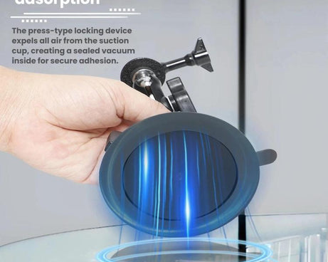 For DJI Osmo Action 6 Suction Cup Mount 360-degree Rotatable Car Windshield Mount with Vacuum Base