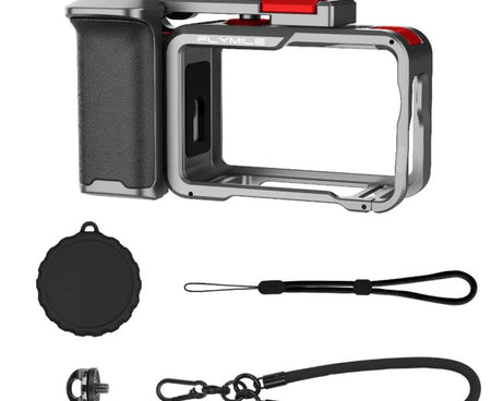 For DJI Osmo Action 6 Flymile Extended Cage Protective Frame Kit, AC6017 Silver