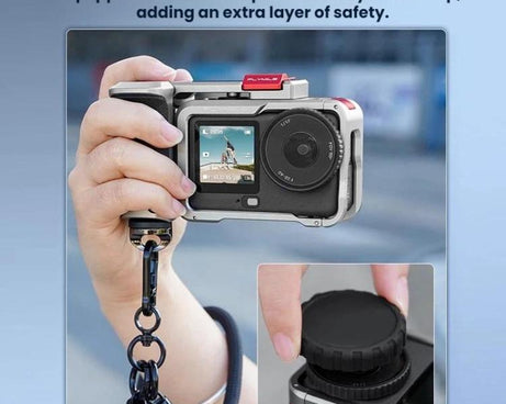 For DJI Osmo Action 6 Flymile Extended Cage Protective Frame Kit, AC6017 Silver