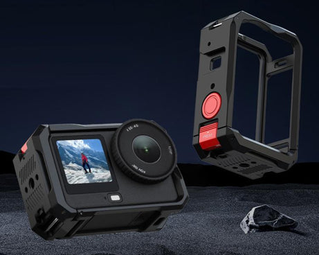 For DJI Osmo Action 6 Flymile Camera Cage Metal Protective Frame Expansion Case, AC6001