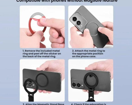 For DJI Osmo Action 6 / Nano Flymile Bidirectional Magnetic Bracket Extension Clip