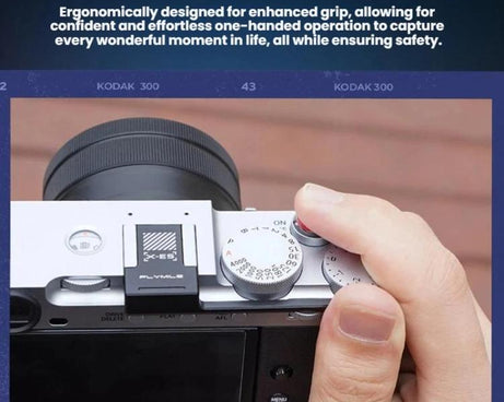 For Fujifilm X-E5 Flymile Protective Non-Slip Hot Shoe Cover Camera Grip