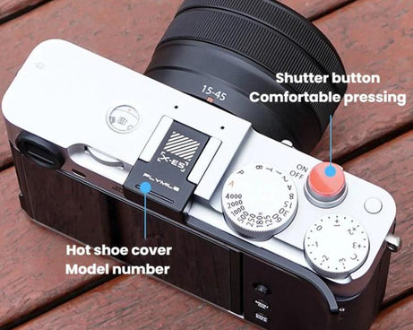 For Fujifilm X-E5 Flymile Protective Non-Slip Hot Shoe Cover Camera Grip