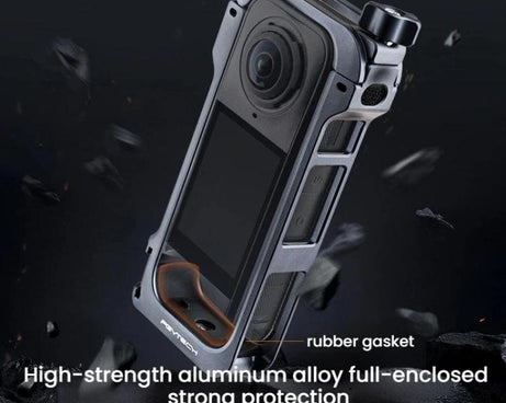 For Insta360 X4 Air PGYTECH Rabbit Cage Metal Protective Case