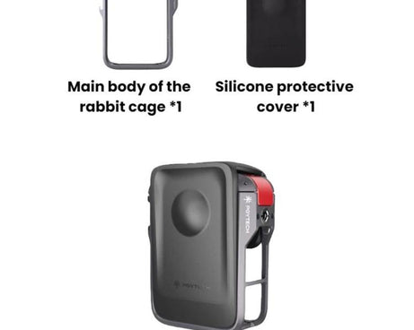 For DJI Osmo 360 PGYTECH Panoramic Camera Metal Cage Protective Extended Frame