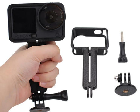CQT Handheld Expanded Shooting Bracket Sports Camera Photography Fixed Grip Accessories, For DJI Osmo Action 6