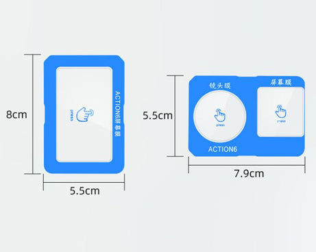 For DJI Osmo Action 6 Flymile Camera Lens HD Tempered Glass Screen Protector