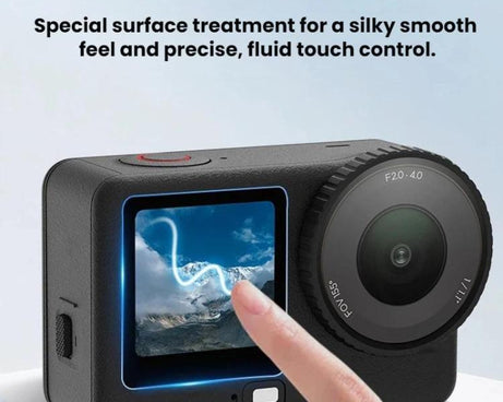 For DJI Osmo Action 6 Flymile Camera Lens HD Tempered Glass Screen Protector