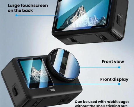 For DJI Osmo Action 6 Flymile Camera Lens HD Tempered Glass Screen Protector