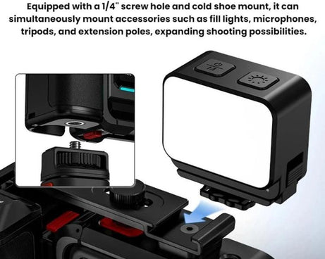 For Insta360 Ace Pro / 2 Flymile Camera Cage Expansion Accessories, Universal Holder, Set Plastic Version