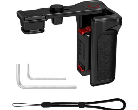 For DJI Osmo Action 4 / 3 / 5 Pro Flymile Adapter Extended Rabbit Cage Accessory, Handle, Set Plastic Version