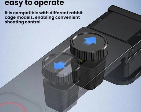 For DJI Osmo Action 4 / 3 / 5 Pro Flymile Adapter Extended Rabbit Cage Accessory, Handle, Set Plastic Version
