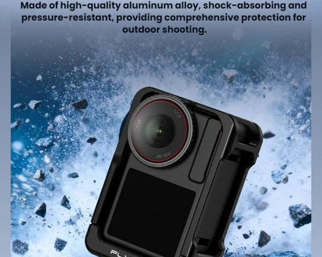 For DJI Osmo Action 4 / 3 / 5 Pro Flymile Adapter Extended Rabbit Cage Accessory, Handle, Set Plastic Version