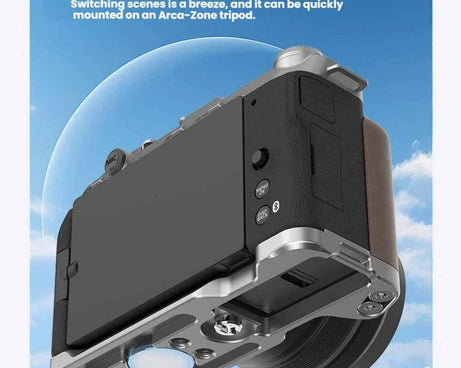 Camera Expansion Accessories Arca-Swiss Quick Release Metal Base, For Fujifilm X-M5 Ebony L-Plate, For Fujifilm X-M5 Walnut L-Plate, For Fujifilm X-M5 Thumb Grip Black, For Fujifilm X-M5 Thumb Grip Silver