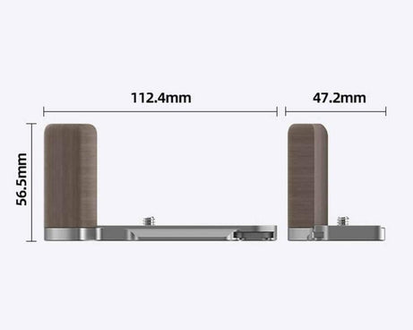 Camera Expansion Accessories Arca-Swiss Quick Release Metal Base, For Fujifilm X-M5 Ebony L-Plate, For Fujifilm X-M5 Walnut L-Plate, For Fujifilm X-M5 Thumb Grip Black, For Fujifilm X-M5 Thumb Grip Silver
