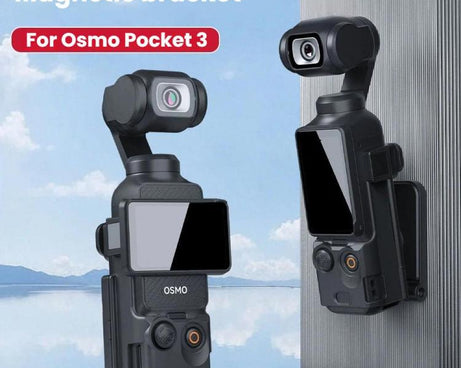 For DJI Osmo Pocket 3 Magnetic Mount Base Holder 180-Degree Adjustable Stand For Stable Vlogging