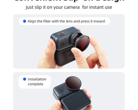 For DJI Osmo Nano aMagisn Quick-Change Snap-On Filter, UV, CPL, ND8+ND16+ND32+ND64, ND8+ND16+ND32+CPL