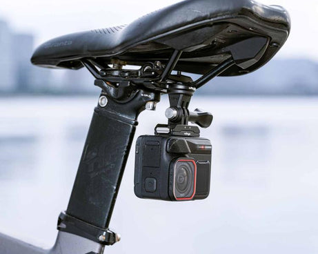 aMagisn  Universal Bike Seat Rail Mount for Action Cameras Bike Seat Clamp