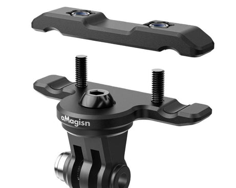 aMagisn  Universal Bike Seat Rail Mount for Action Cameras Bike Seat Clamp
