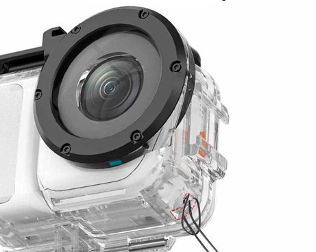 For Insta360 GO Ultra 60m Waterproof Case Kit Dive Housing With Dual Cold Shoe