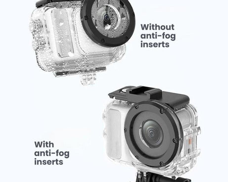 For Insta360 GO Ultra 60m Waterproof Case Kit Dive Housing With Dual Cold Shoe