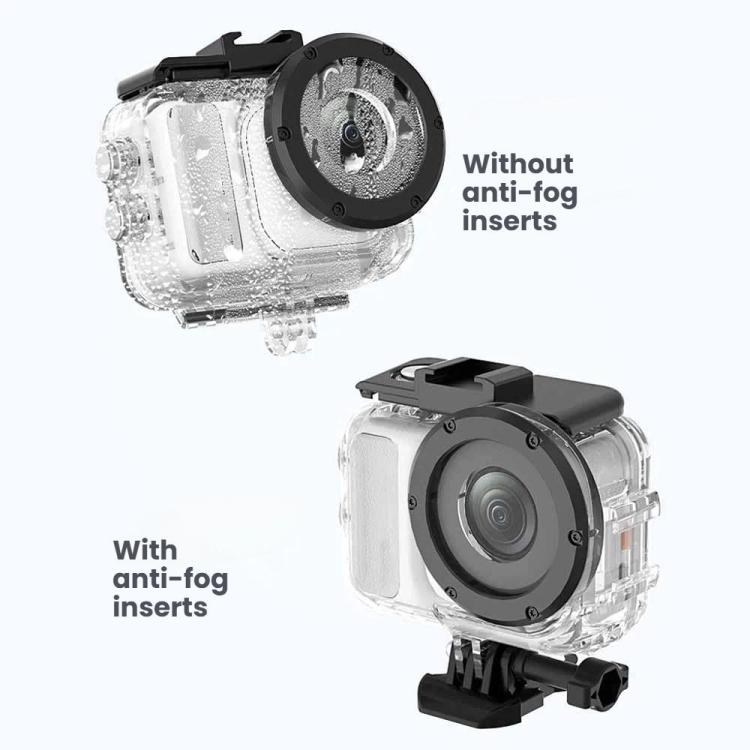 For Insta360 GO Ultra 60m Waterproof Case Kit Dive Housing With Dual Cold Shoe