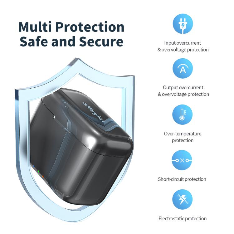 For Insta360 X4 Air AMagisn Fast Charging Case Portable Battery Charger And Storage Box