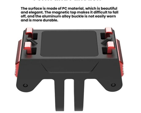 Magnetic Quick-Release Adapter Base for Insta360 X5, Ace Pro 2, Ace Pro, 2-claw Magnetic Adapter