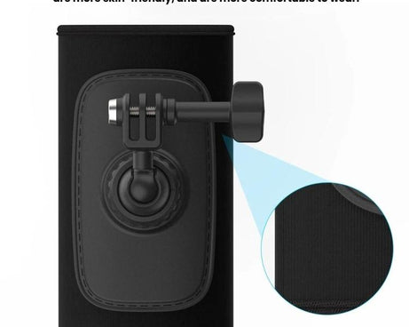 Universal Shoulder Strap Mount For Action Cameras With 360-Degree Rotating Ball Head Hands-Free POV Shooting
