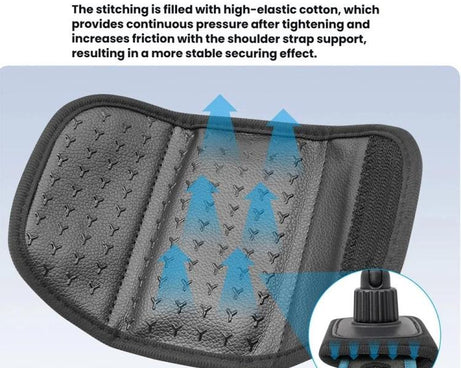Universal Shoulder Strap Mount For Action Cameras With 360-Degree Rotating Ball Head Hands-Free POV Shooting