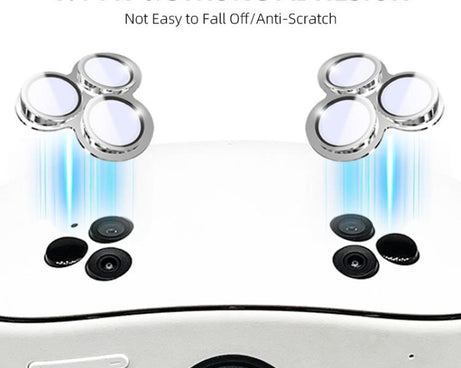 For Meta Quest 3S Alloy Lens Protector Anti-Blast Tempered Glass Screen Protector