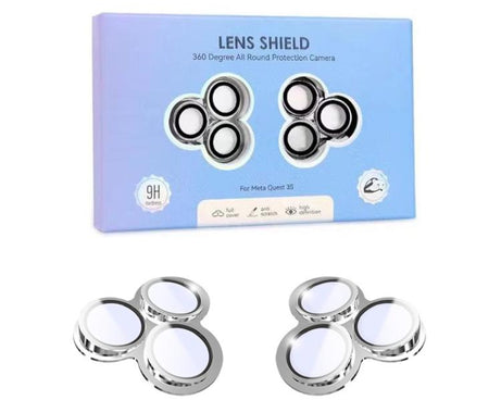 For Meta Quest 3S Alloy Lens Protector Anti-Blast Tempered Glass Screen Protector