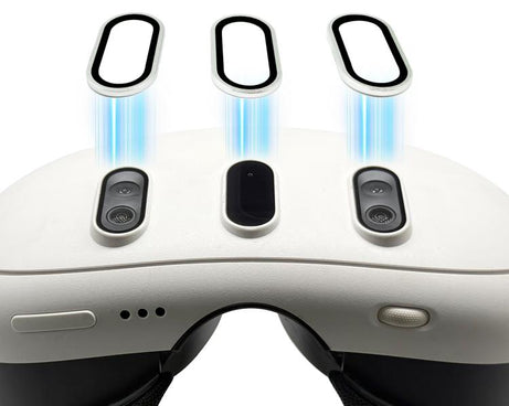For Meta Quest 3 Titanium Alloy Lens Protector Anti-Blast Tempered Glass Screen Protector VR Headset Accessories