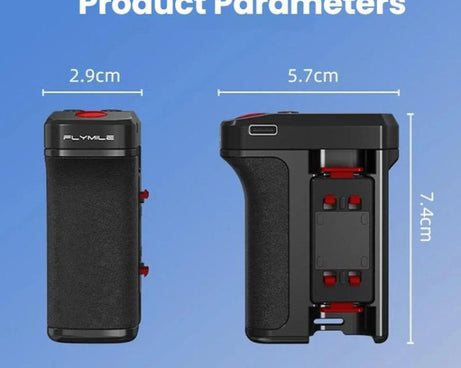 For Insta360 Ace Pro / 2 / X5 Flymile Magnetic Quick-Release Action Camera Street Shooting Handle