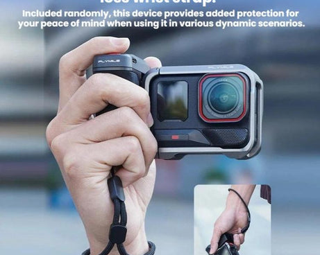 For Insta360 Ace Pro / 2 / X5 Flymile Magnetic Quick-Release Action Camera Street Shooting Handle