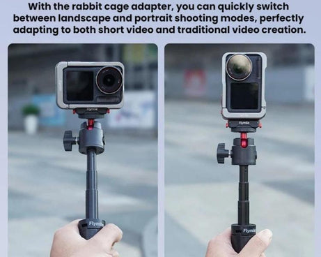 For DJI Osmo Action 3 / 4 / 5 Pro Flymile Magnetic Quick-Release Expansion Adapter Base, For DJI Osmo Action 3 / 4 / 5 Pro