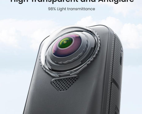 For Insta360 X4 Air AMagisn Standard Lens Guards Snap-On Protective Glass Lens Protector Replacement Accessory