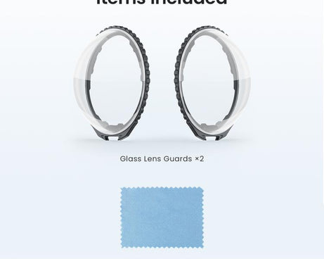 For Insta360 X4 Air AMagisn Standard Lens Guards Snap-On Protective Glass Lens Protector Replacement Accessory