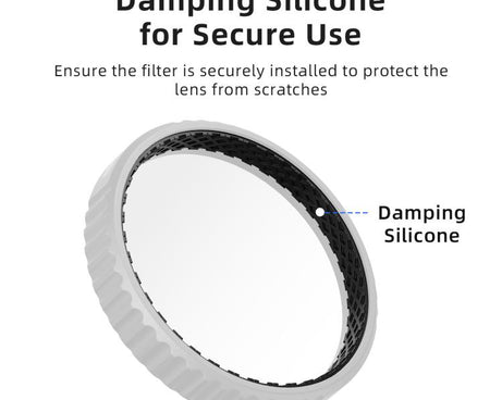 For DJI Osmo Action 6 Camera aMagisn Quick Release Filter Protective Lens Cover, UV, CPL, ND8+ND16+ND32+ND64, CPL-ND8+ND16+ND32