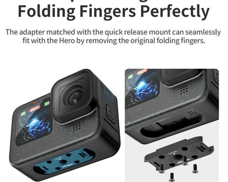 aMagisn Metal Magnetic Quick Release Kit For GoPro HERO12 Black /11 Black /11 Black mini /10 Black /9 Black /8 Black / Max