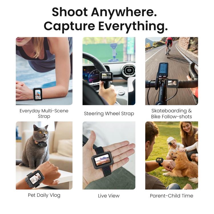 For DJI Osmo Nano Vision Dock aMagisn Silicone Case With Multifunctional Wrist Strap